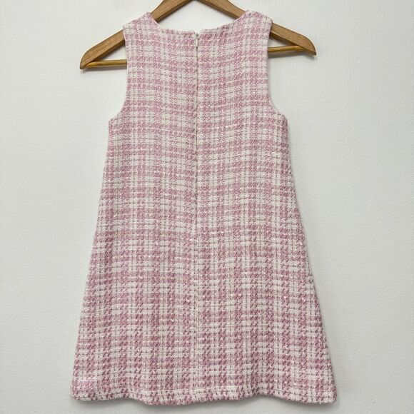 Florence Fancy Pink Tweed Shift Dress size 10 - Picture 8 of 8